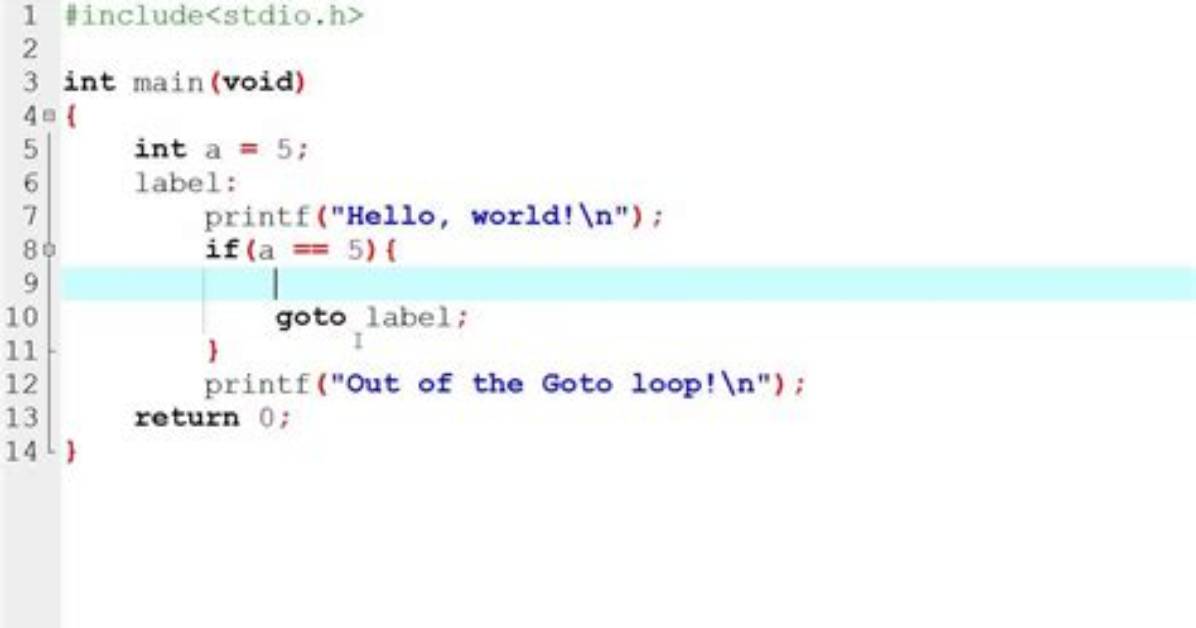 Is There a Goto Statement in Java?
