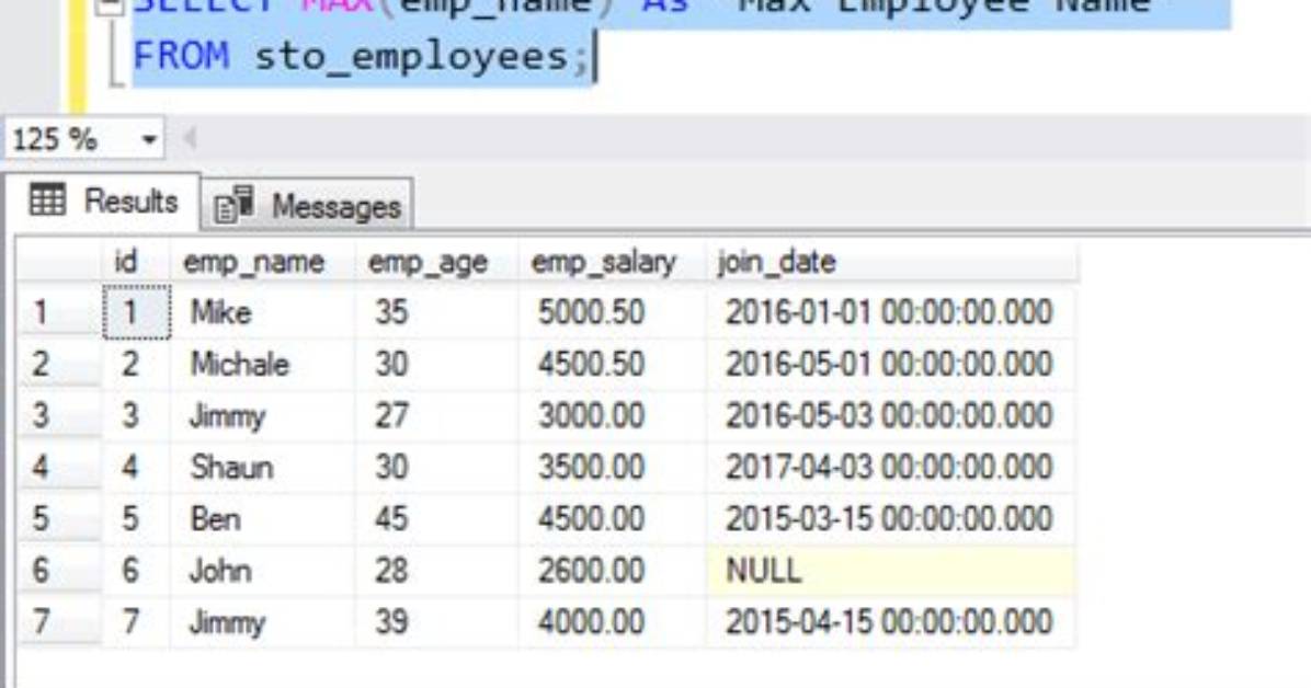 Is There a Max Function in Sql Server That Takes Two Values Like Math. Max In. Net?