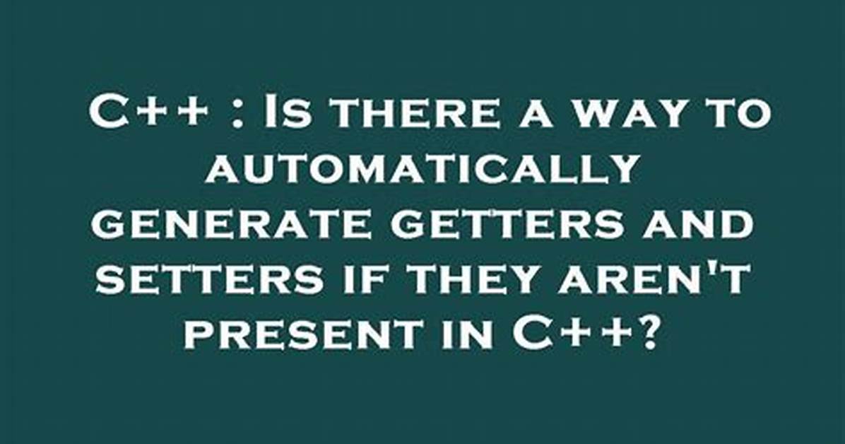 Is There a Way to Automatically Generate Getters and Setters in Eclipse?