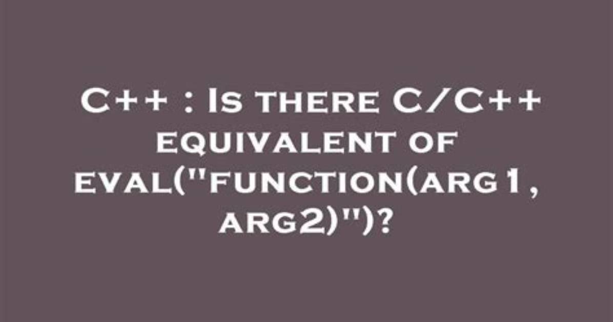 Is There an Eval Function in C#?
