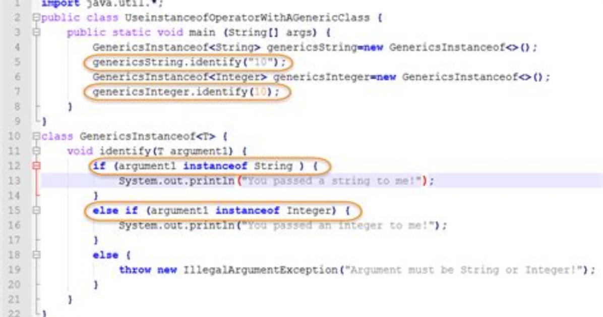 Is There Something Like instanceOf(Class C) in Java?