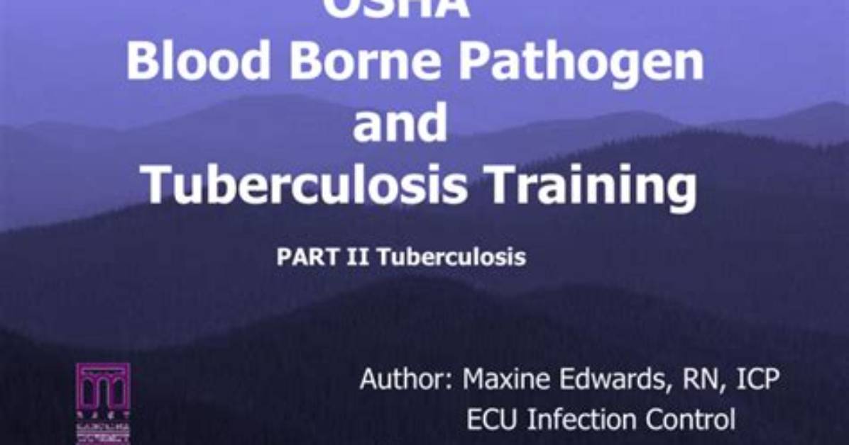 Is Tuberculosis a Bloodborne Pathogen?