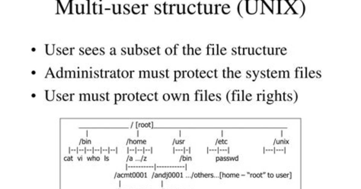 Is Unix Multi User?