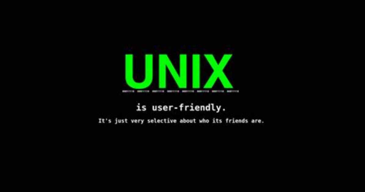 Is Unix User Friendly?