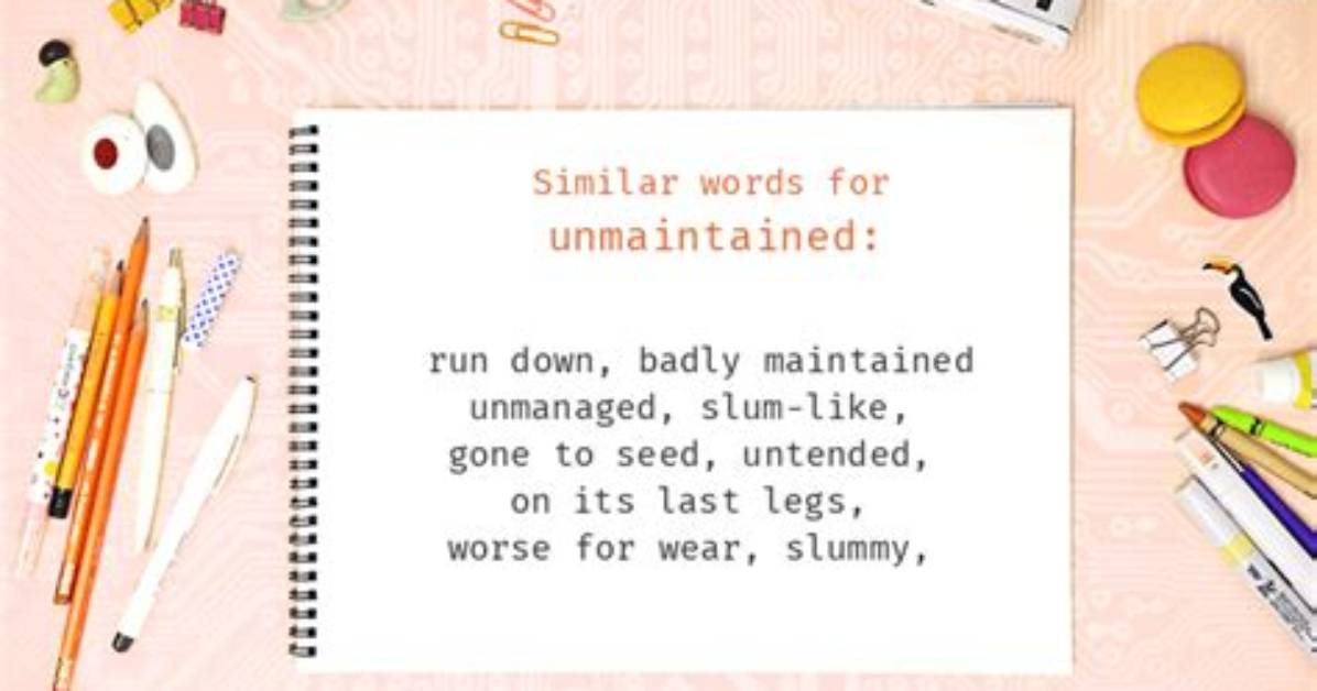 Is Unmaintained One Word?