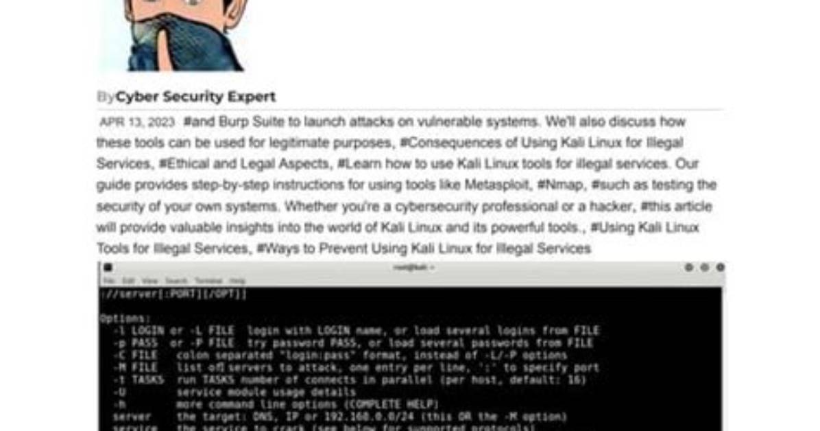 Is Using Kali Linux Illegal?