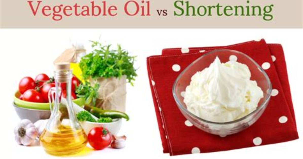 Is Vegetable Oil and Shortening the Same?