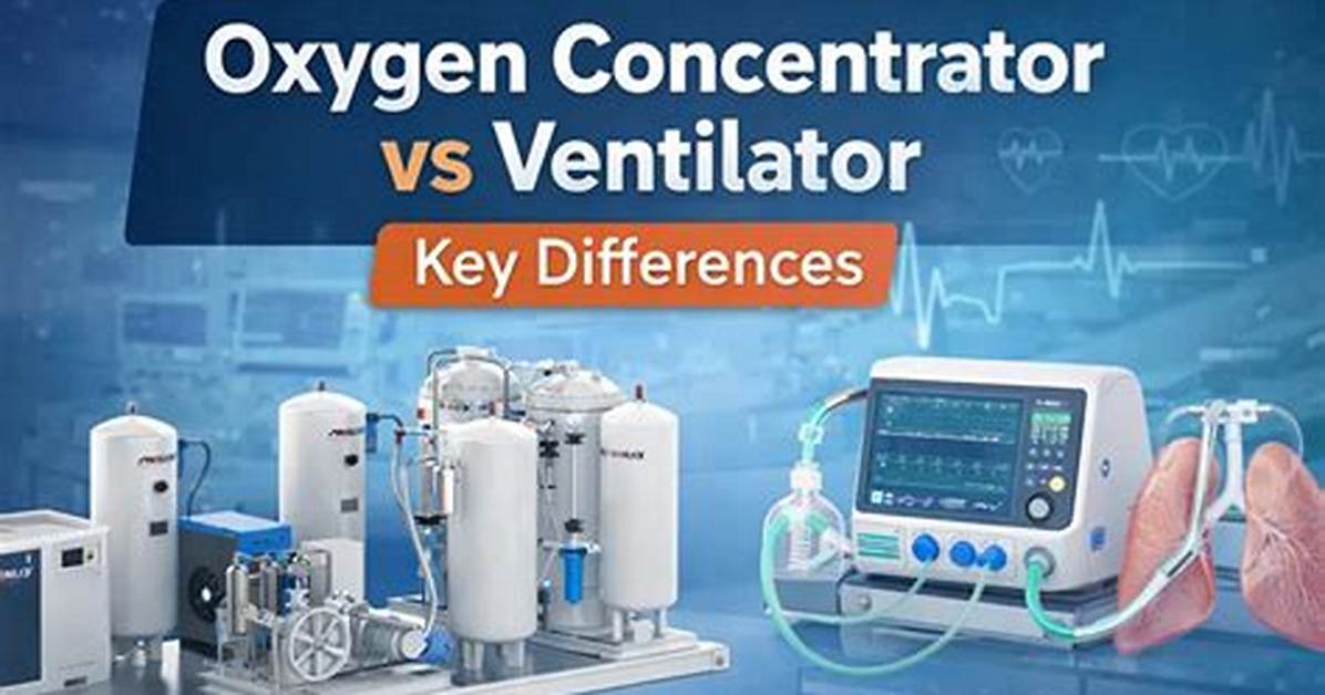 Is Ventilator and Oxygen the Same?