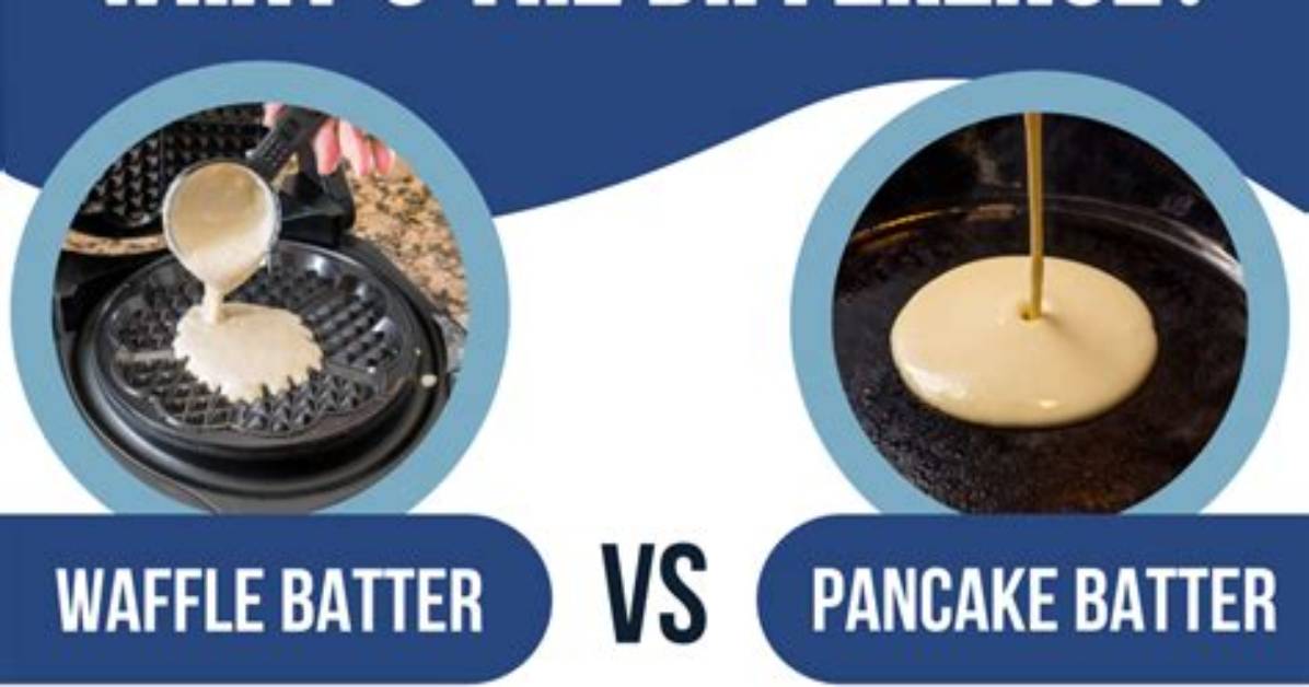 Is Waffle Batter Same as Pancake Batter?
