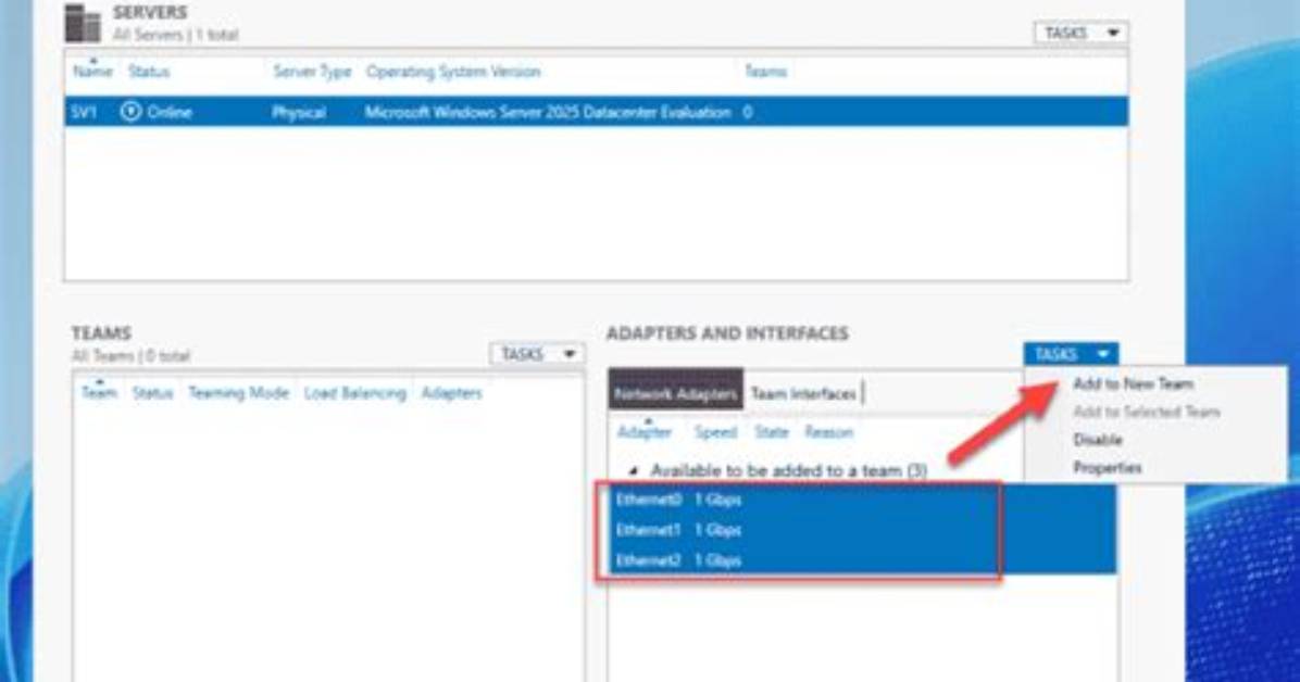 Is Windows 10 Software Nic Teaming Now Possible?