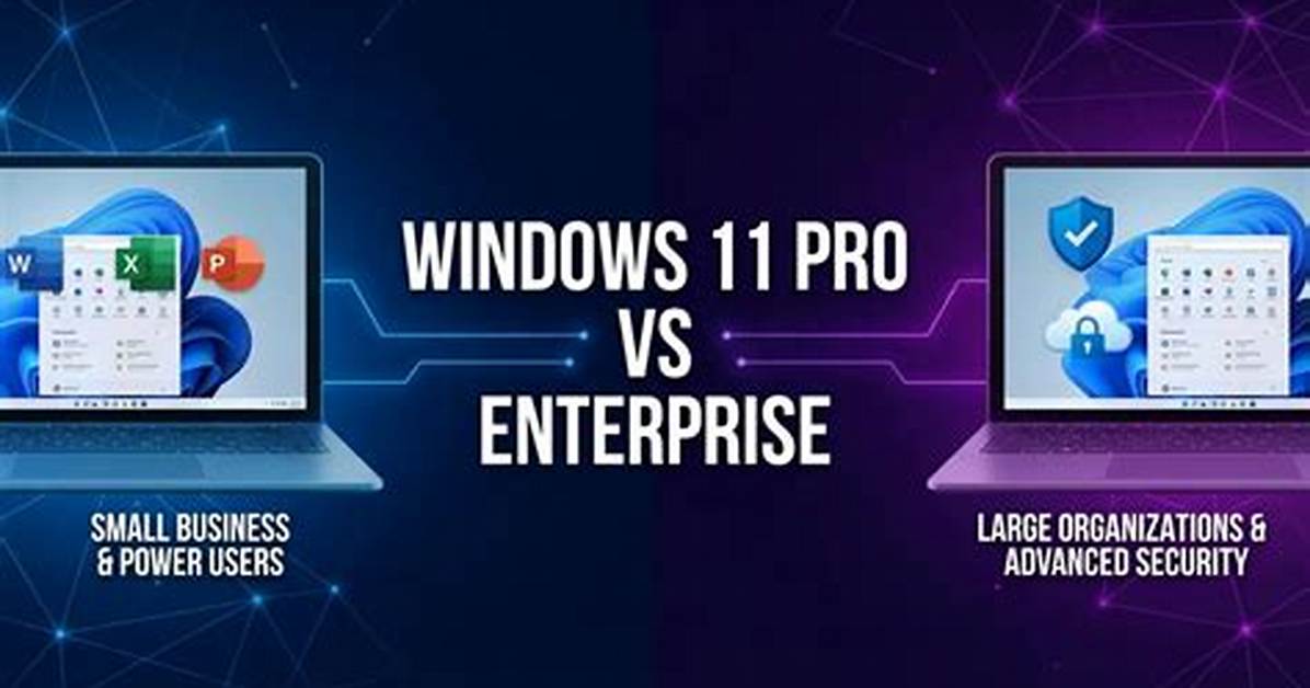 Is Windows Enterprise the Same as Pro?