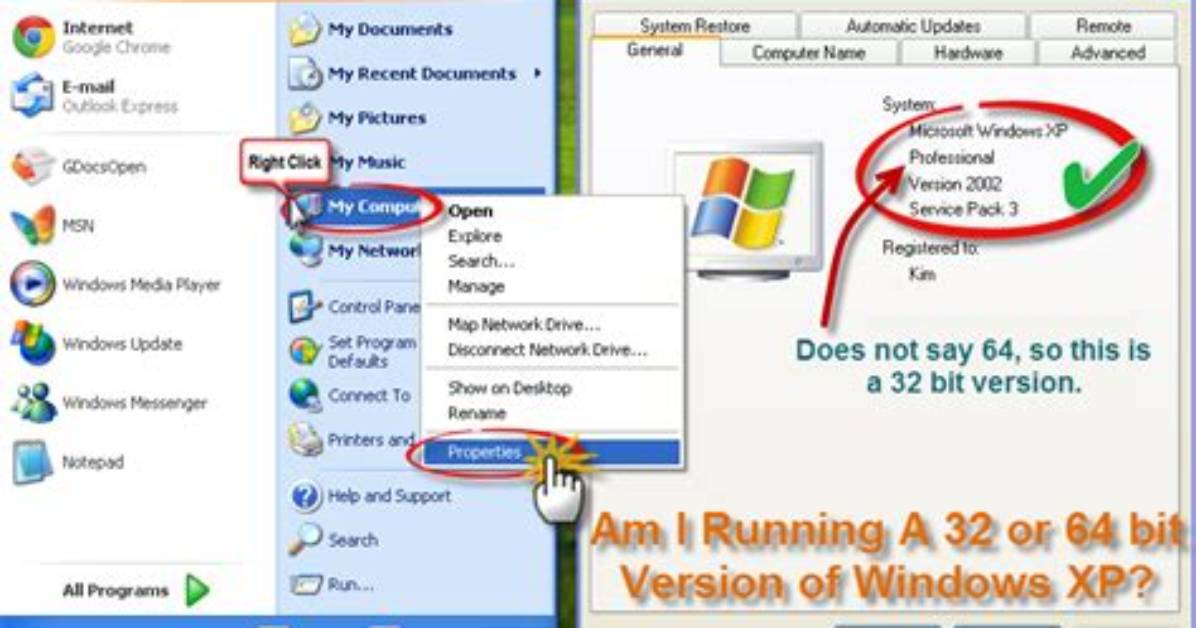 Is Windows Xp 32 Bit or 64?