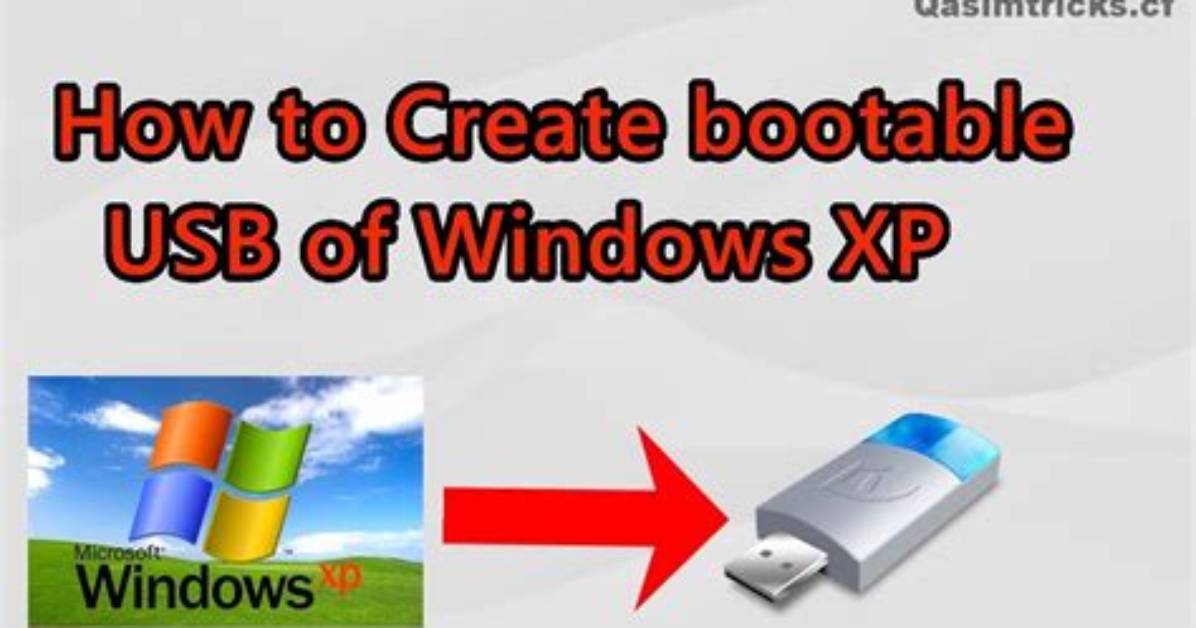 Is Windows Xp Bootable from Usb?