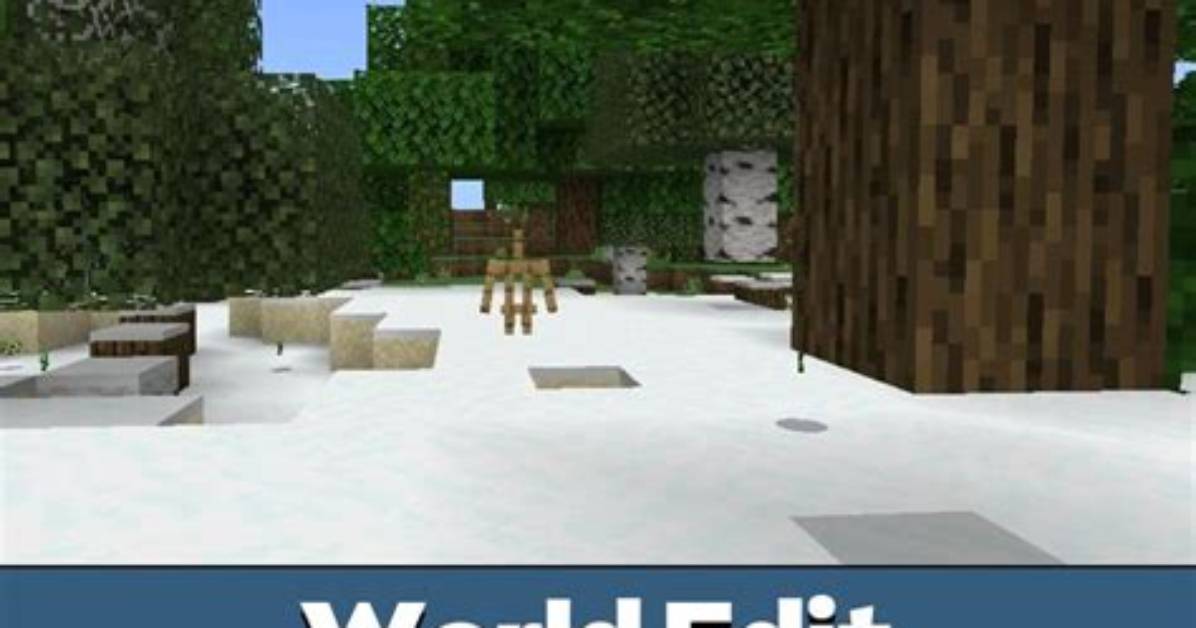 Is World Edit in Minecraft Pe?