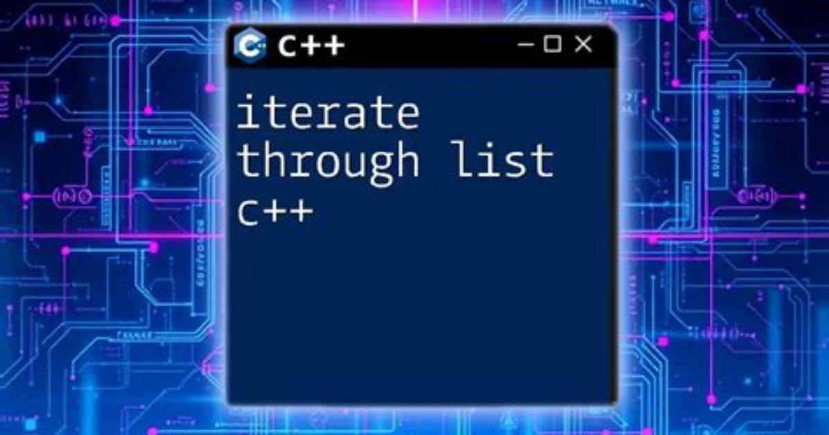 Iterate Through a C Array