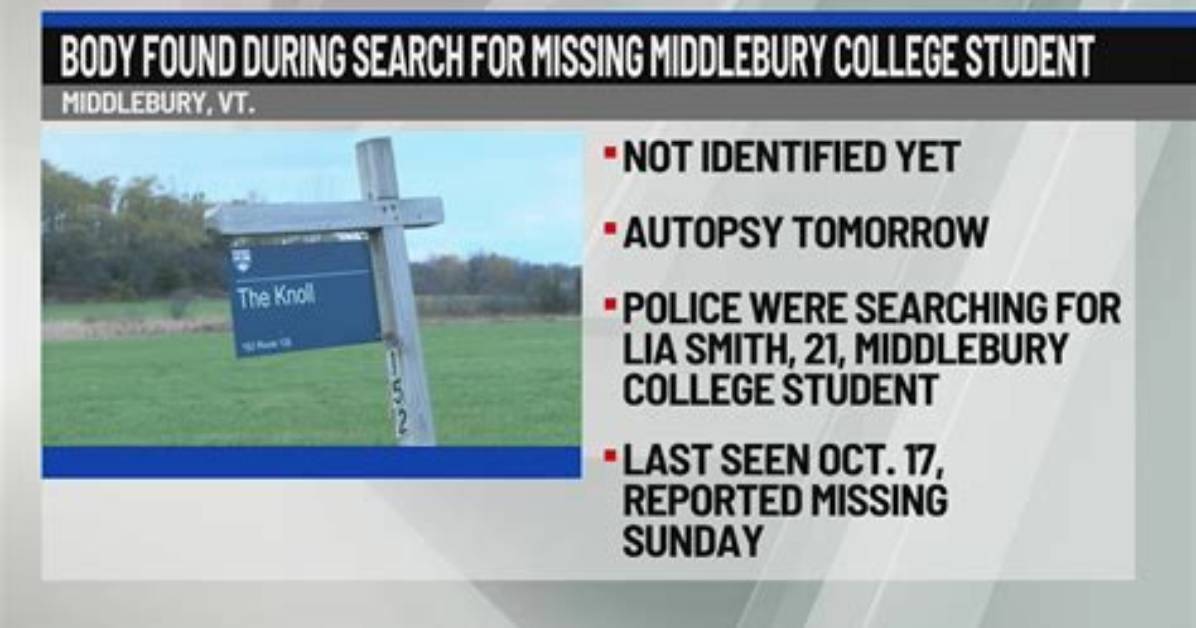 Ivan Valerio Found Dead: a Middlebury College Student Found Suspiciously