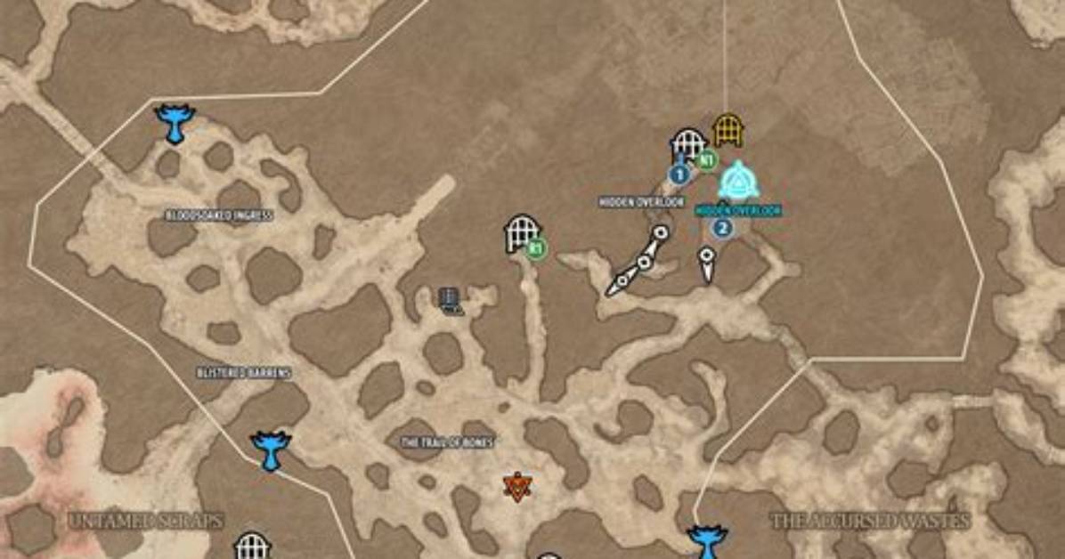 Jakha Basin Map for Diablo 4