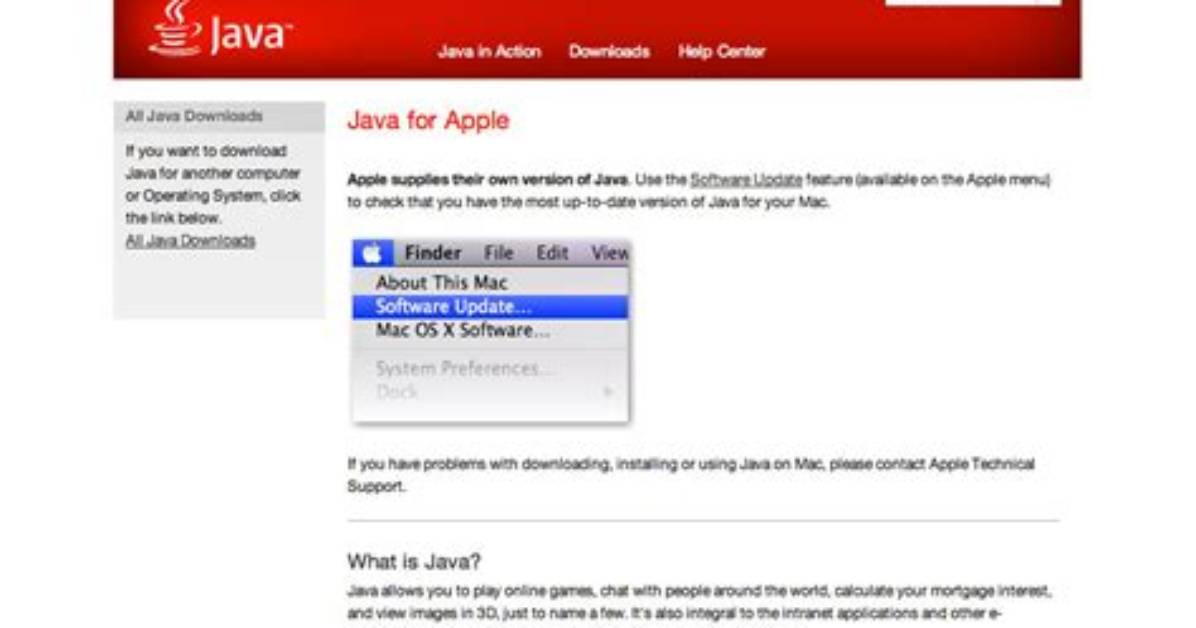 Java 7 Update for Mac Os X Snow Leopard 10.6.8