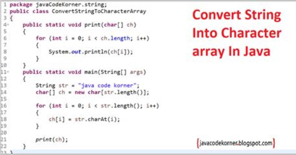 Java Character Array Initializer