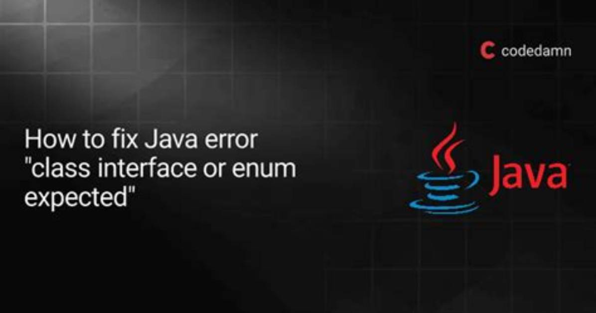 Java Code Is Showing Error. ( ';', Expected) [Closed]