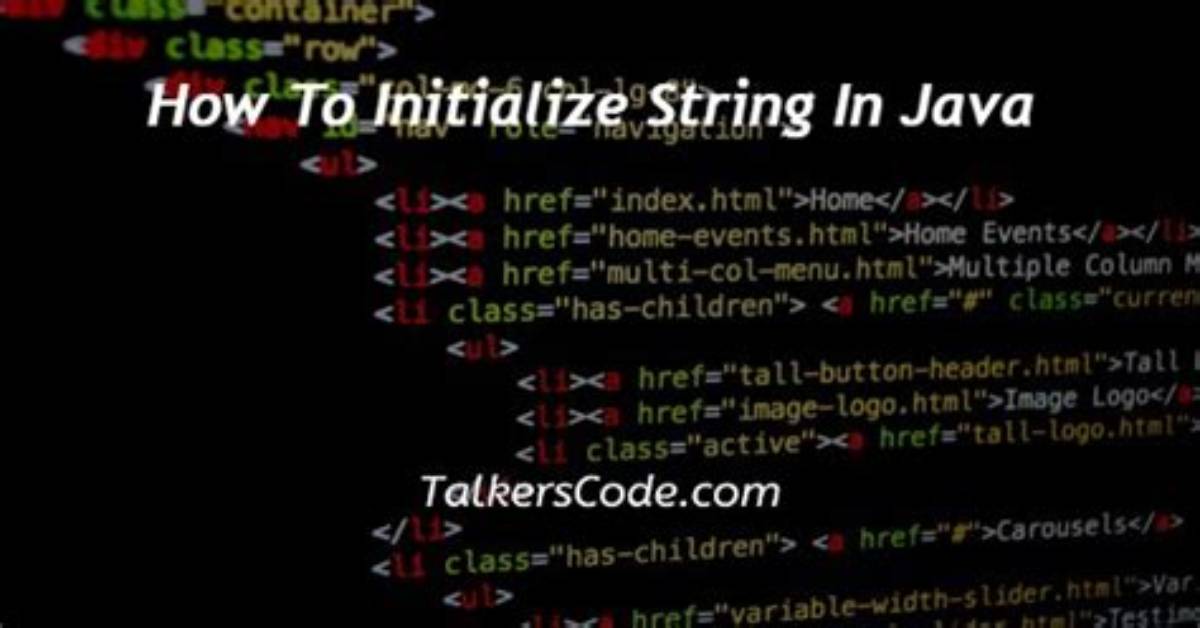 Java: How to Initialize String[]?