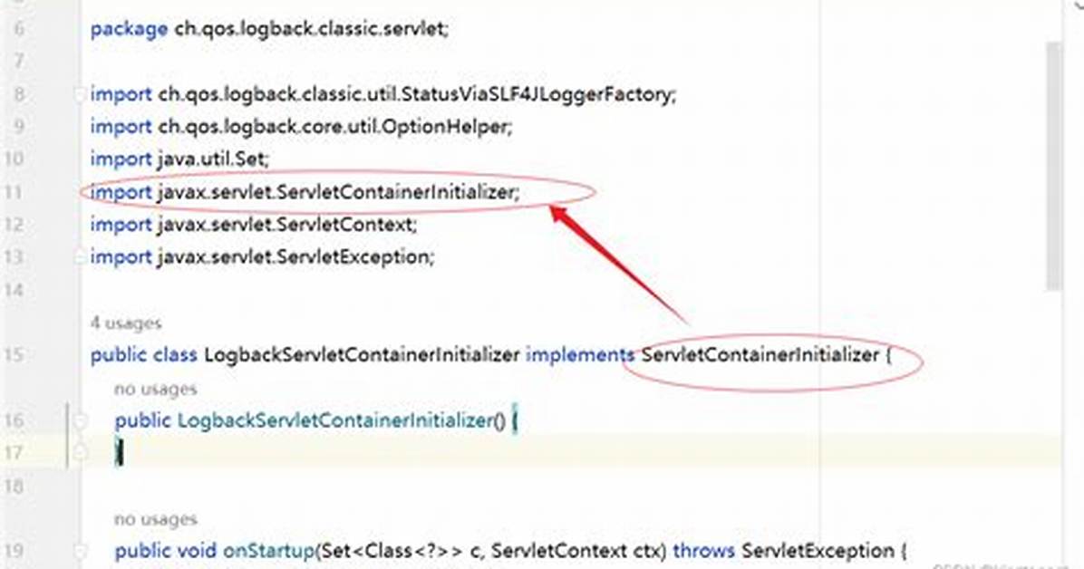 Java. Lang. Classnotfoundexception: Javax. Servlet. Servletcontainerinitializer