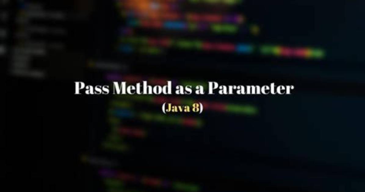 Java Pass Method as Parameter