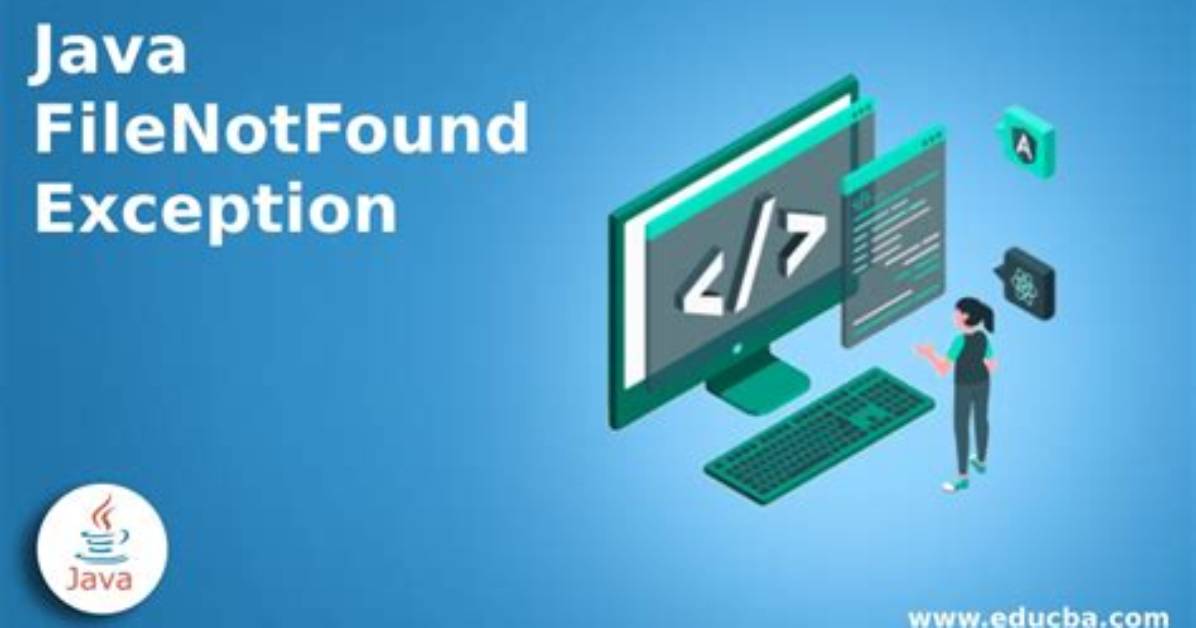 Java Says Filenotfoundexception but File Exists