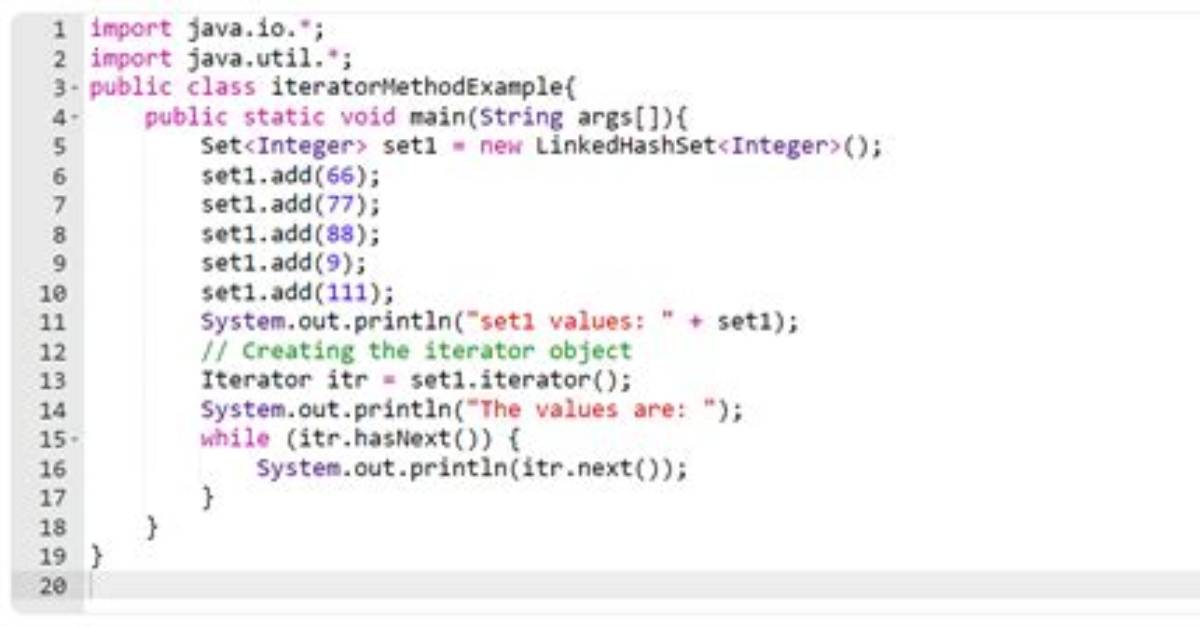 Java Set Retain Order?