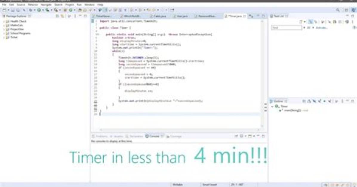 Java: Timer (Wait X Seconds)