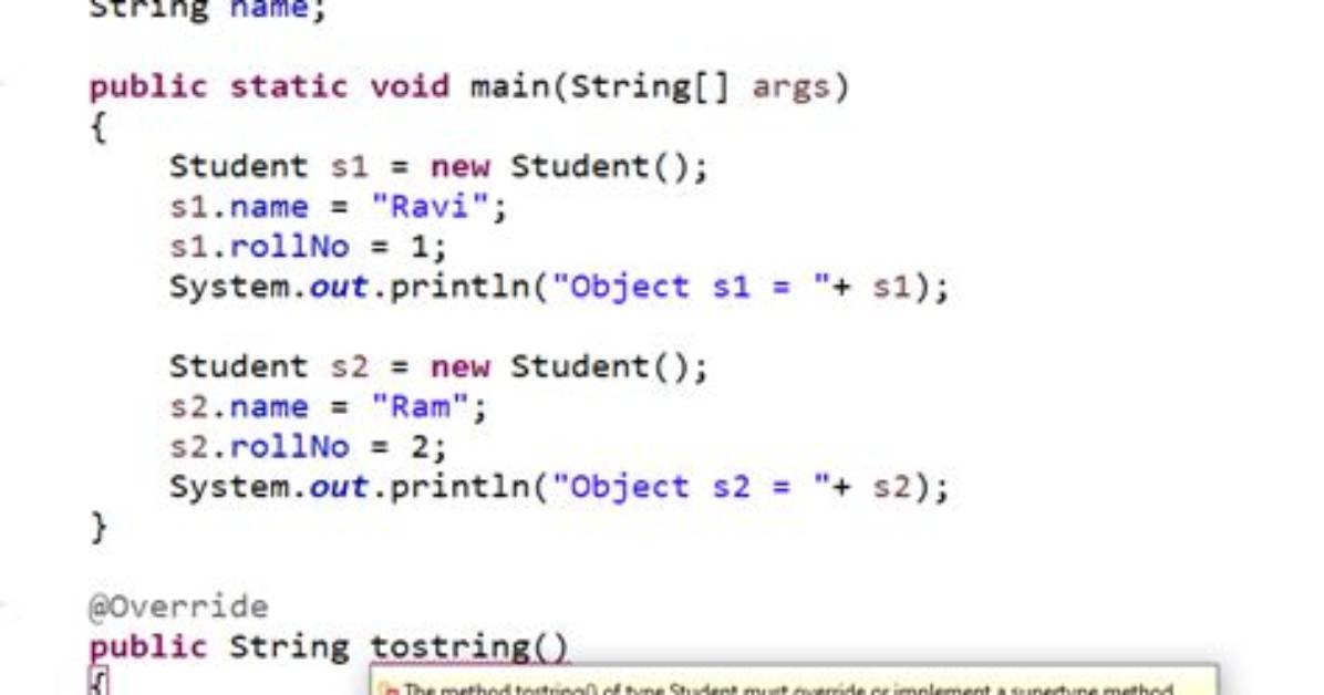 Java: Why Does My toString Method Print Wrong Information?