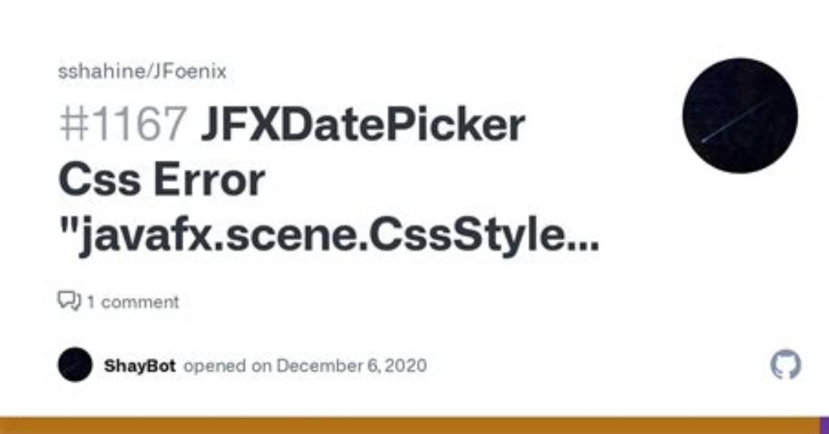 Javafx Jfoenix Runtime Error (Jfxdatepicker)