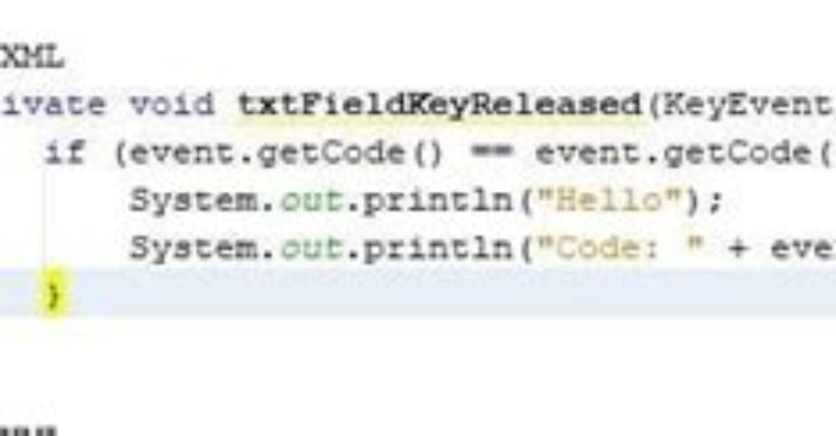 Javafx Keyevent Returns Keycode. Undefined