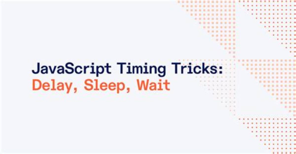 Javascript Sleep/Wait Before Continuing [Duplicate]