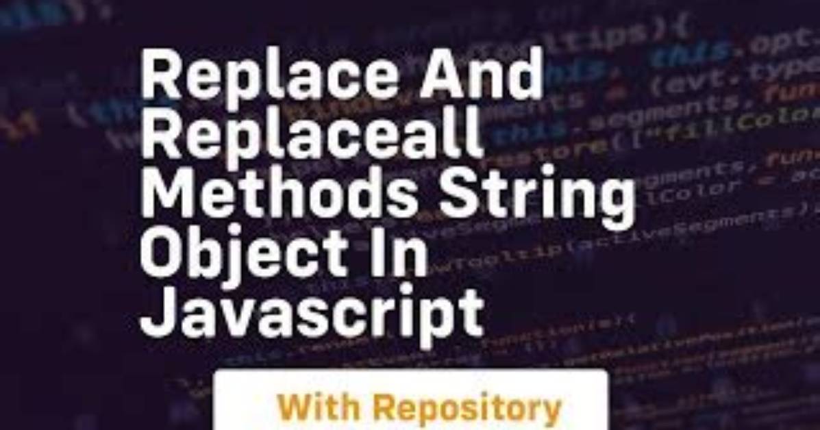 Javascript String Replace vs replaceAll