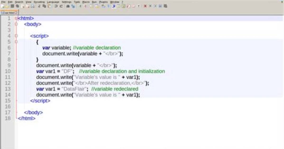 Javascript Variable Access in Html