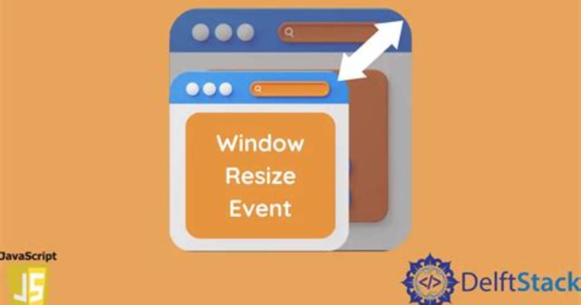 Javascript Window Resize Event