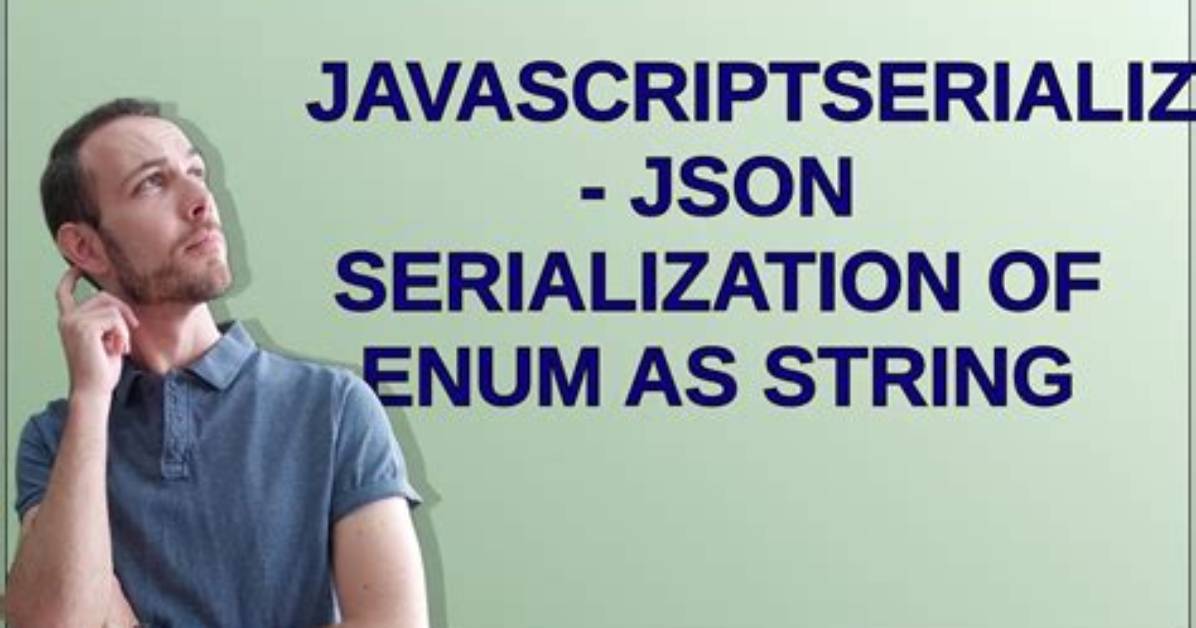 Javascriptserializer - Json Serialization of Enum as String