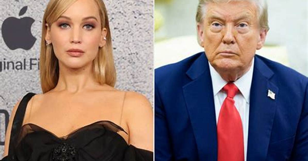 Jennifer Lawrence Said Donald Trump Made Her Reconsider Her Political Views