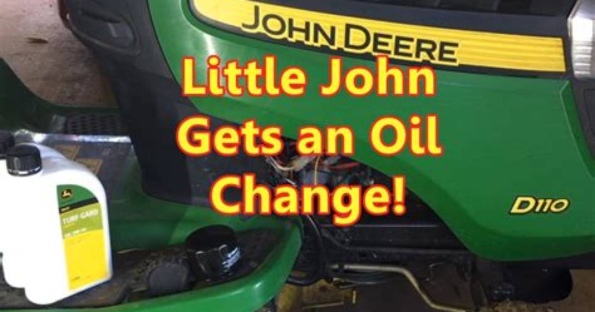 John Deere D110 Oil Type