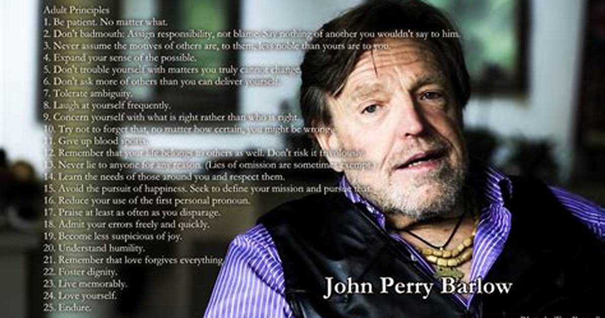 John Perry Barlow Net Worth