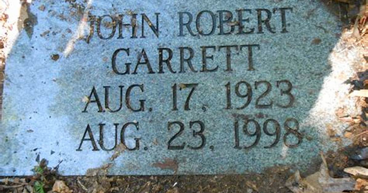 John Robert Garrett Net Worth