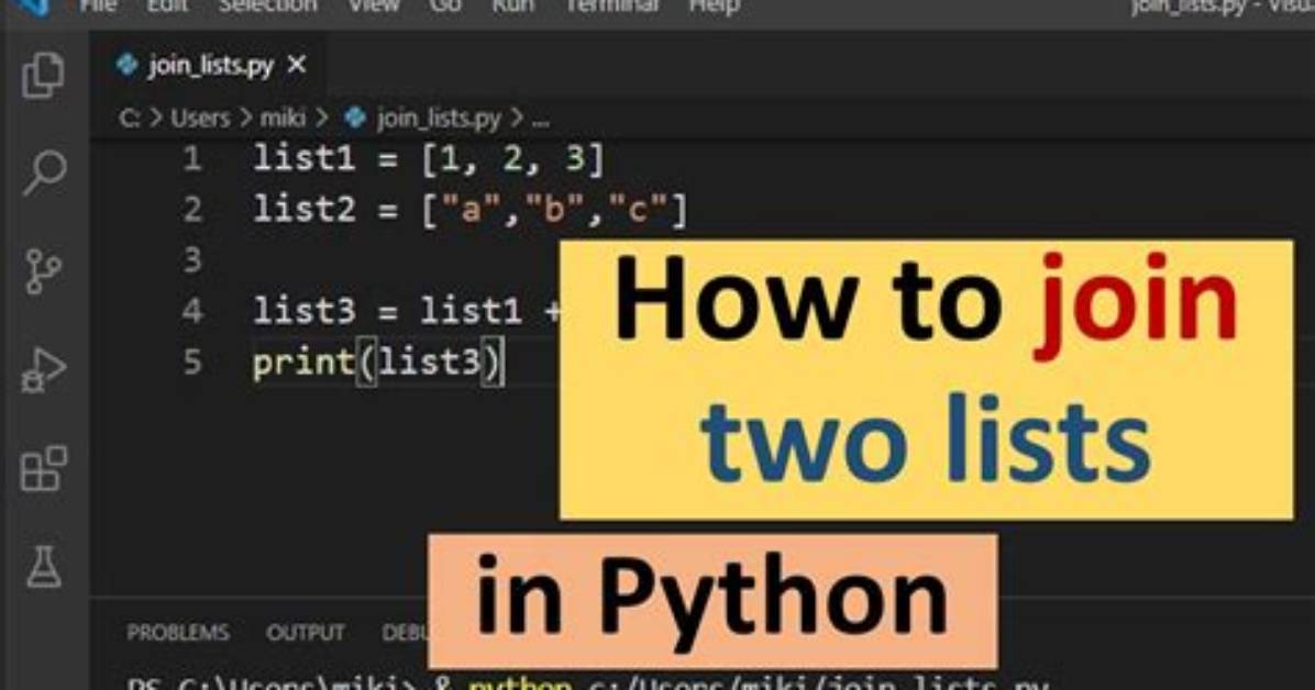 Join List of Lists in Python [Duplicate]
