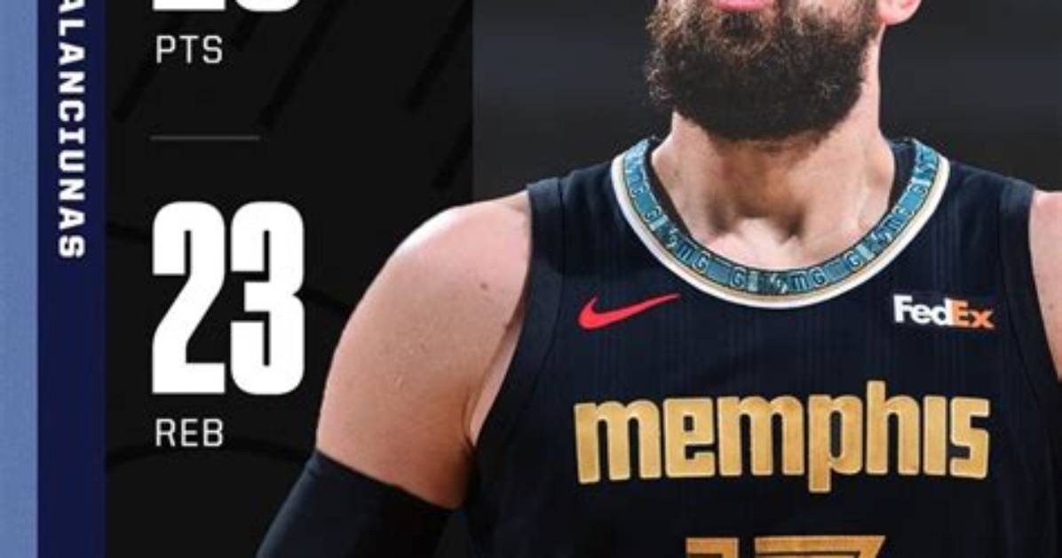 Jonas Valanciunas Dominated for the Memphis' Win