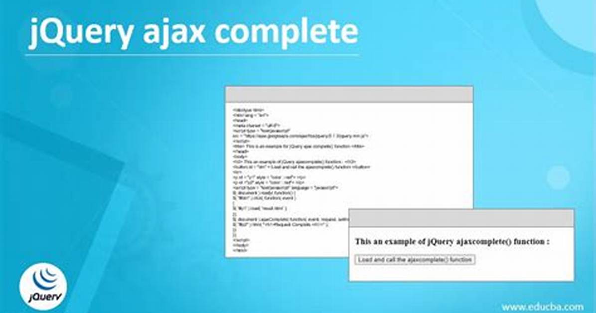 JQuery Ajax Callback Is Either Not Triggered or Not Working