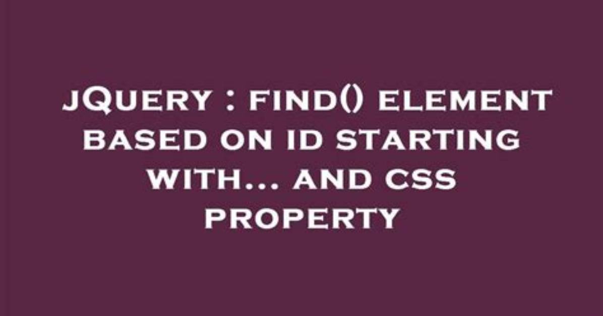 JQuery How to Find an Element Based on a Data-Attribute Value?
