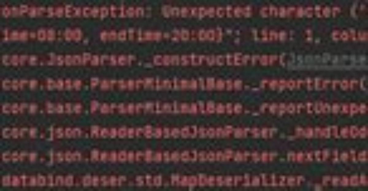 Jsonparseexception: Unexpected Character ('S' (Code 115)): Was Expecting Double-Quote to Start Field Name