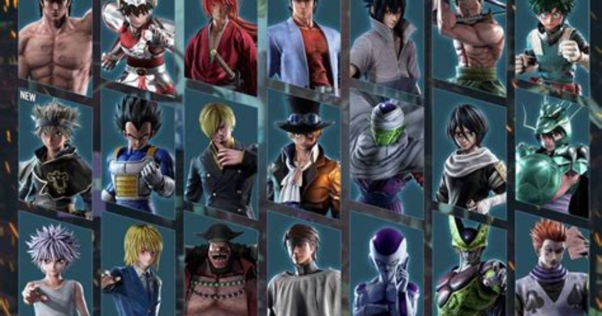 Jump Force Confirmed Characters Complete List