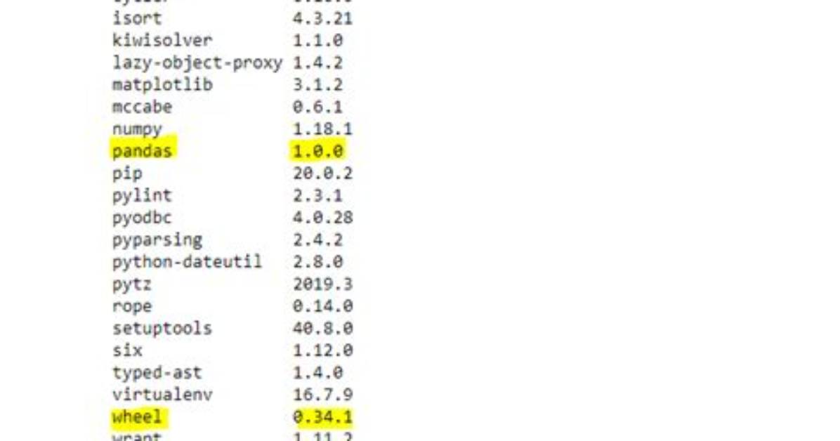 Jupyter Python3 Notebook Cannot Recognize Pandas