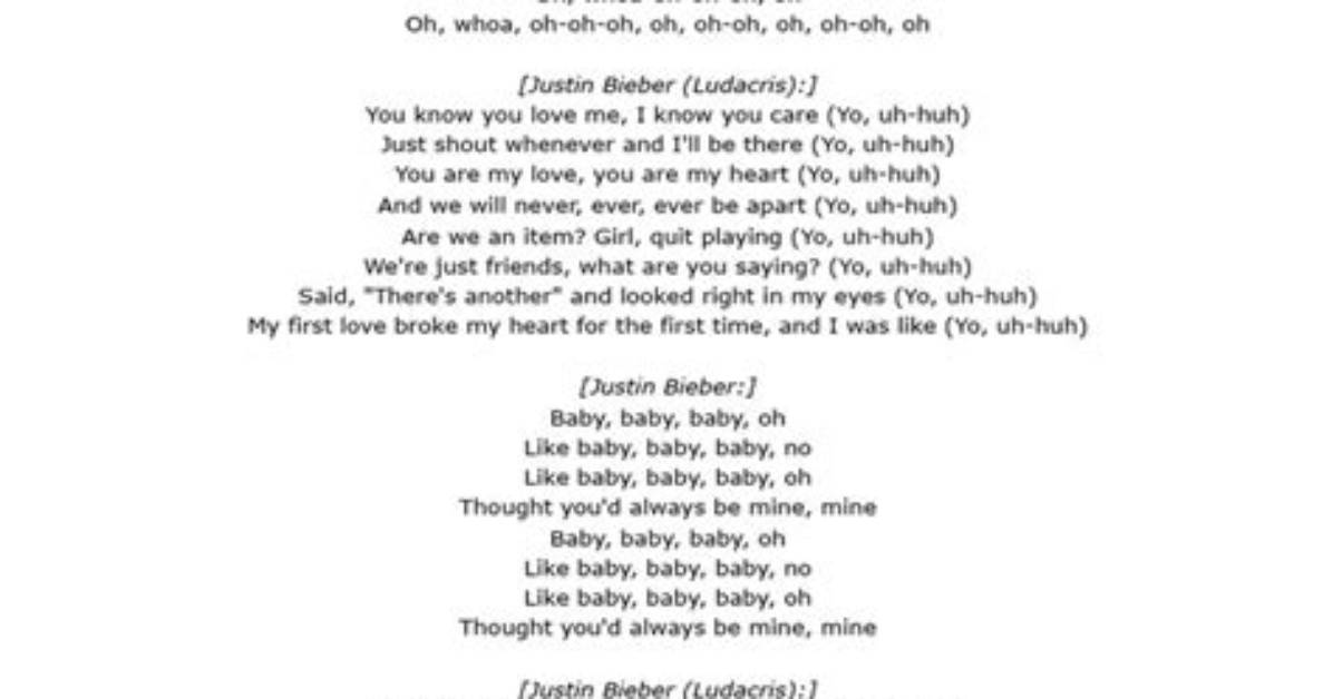 Justin Bieber Lyrics | Lyricsmode. Com
